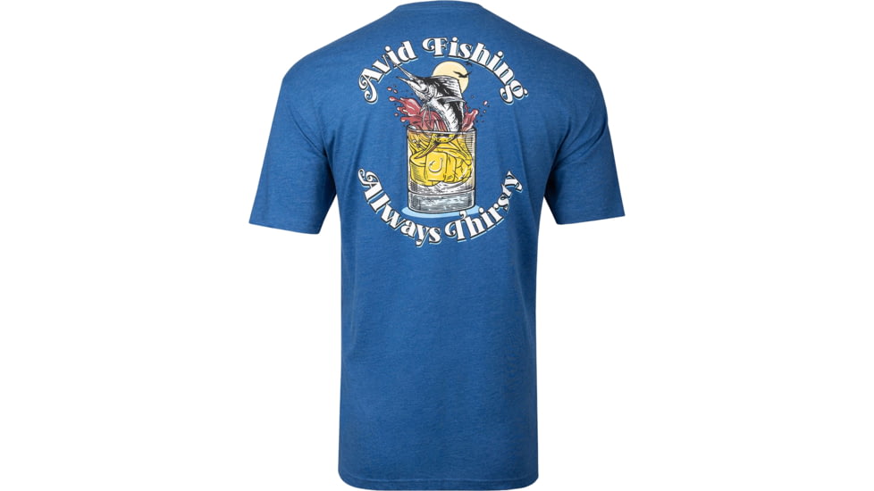 AVID Sportswear Still Thirsty T-Shirt - Mens, Heather Blue, Extra Large, MT12410HBUXL