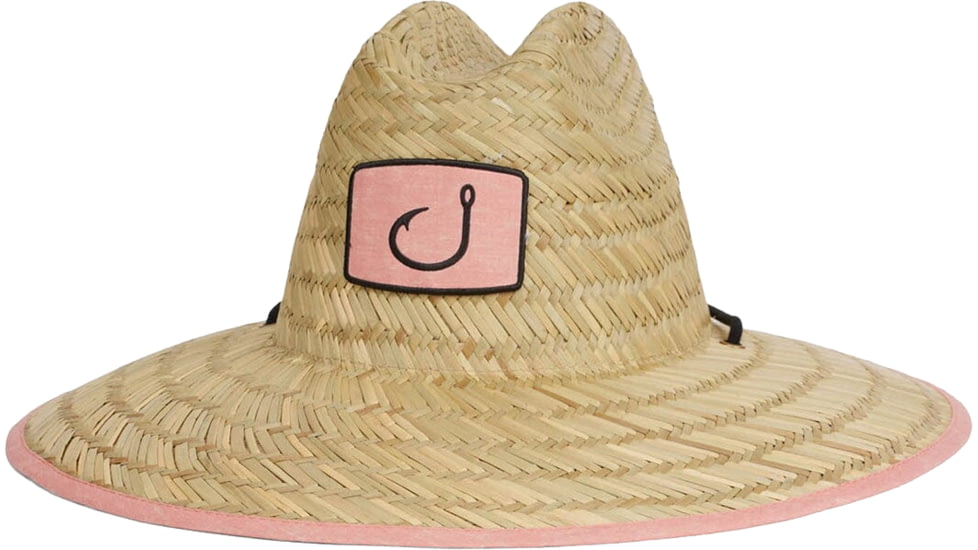 AVID Sportswear Sundaze Straw Hat - Mens, Adrift Dark Coral, One Size, MH12421ADCOS