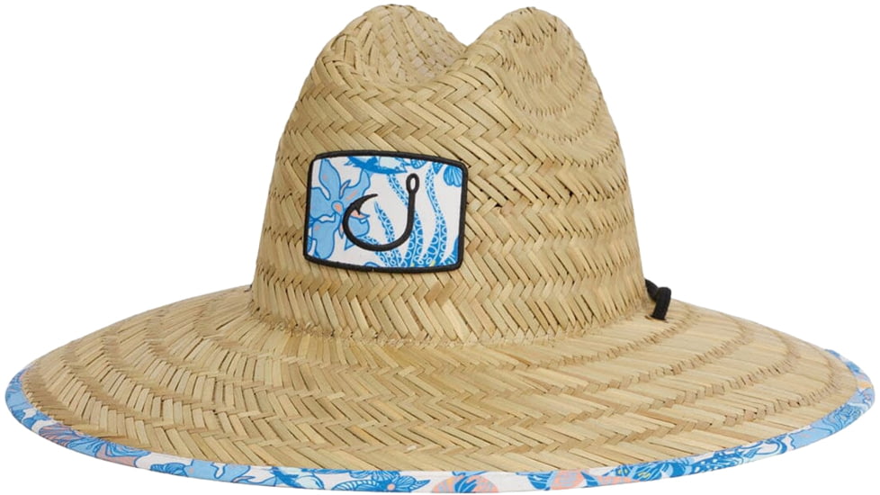 AVID Sportswear Sundaze Straw Hat - Mens, Islamorada Blue, One Size, MH12421IMBOS