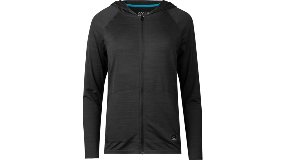 AVID Sportswear Sunny Pacifico Zip Hoodie - Womens, Vintage Black, Medium, WK12406VBKMD