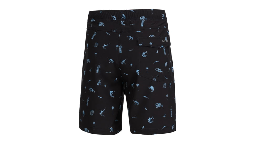 AVID Sportswear Westwinds Volley Shorts - Mens, Black, Medium, MS12405BLKMD