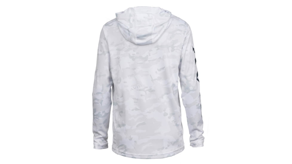 AVID Sportswear Youth Camo Kinetic Avidry Long Sleeve Shirt - Boys, Snow Camo, Medium, YK32301SNCMD