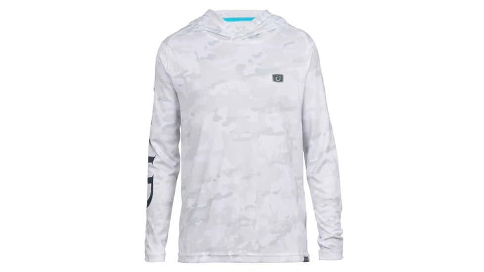 AVID Sportswear Youth Camo Kinetic Avidry Long Sleeve Shirt - Boys, Snow Camo, Medium, YK32301SNCMD