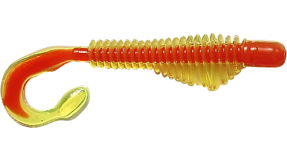 B-Fish-N AuthentX Moxie Curltail Swimbaits, 18, 3in, Chart/Orange Core, 3MR-101