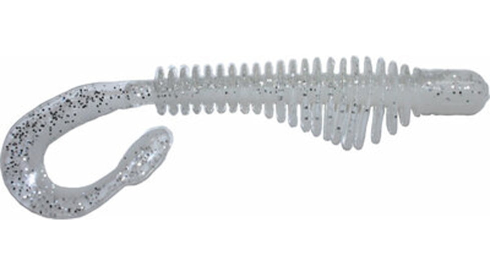 B-Fish-N AuthentX Moxie Curltail Swimbaits, 18, 3in, Fire Ice White, 3MR-149