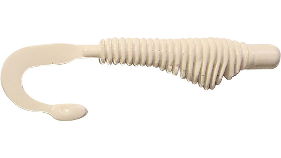 B-Fish-N AuthentX Moxie Curltail Swimbaits, 18, 3in, Great White, 3MR-142