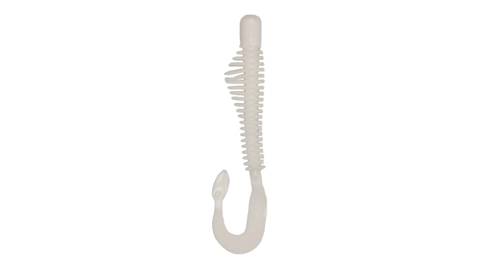 B-Fish-N AuthentX Moxie Curltail Swimbaits, 8, 4in, Great White, 4MR-142