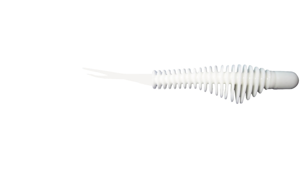 B-Fish-N AuthentX Ribb Fin Swimbaits, 50, 4.25in, Great White, 425RF-142