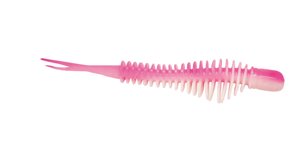 B-Fish-N AuthentX Ribb Fin Swimbaits, 50, 4.25in, Pink/White, 425RF-144