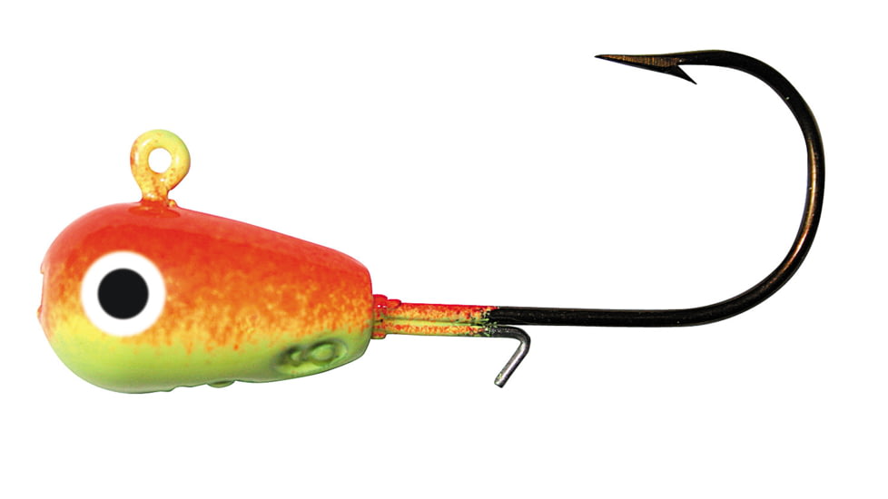 B-Fish-N H20 Precision Jigs, Orange/Chart, 1/8oz, 10 per Pack, H20-002-006-5