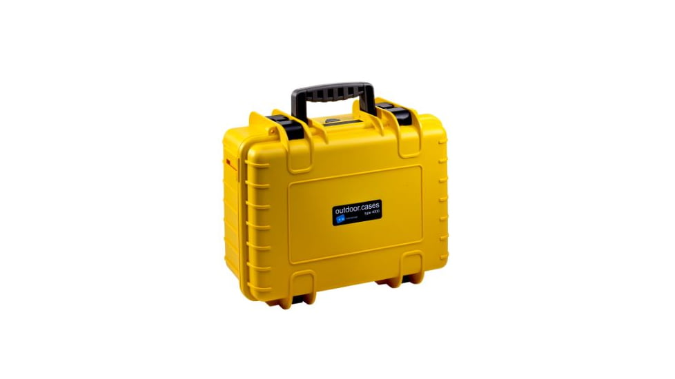 B&amp;W International Type 4000 Yellow Outdoor Case With RPD Insert, Yellow, Medium 4000/Y/RPD