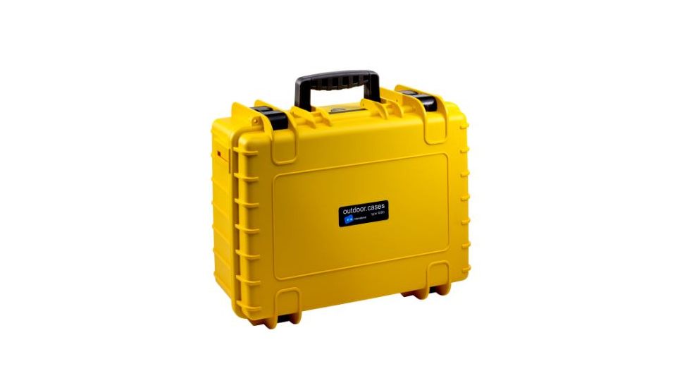 B&amp;W International Type 5000 Yellow Outdoor Case Empty, Yellow, Medium 5000/Y