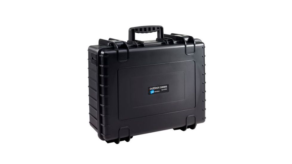 B&amp;W International Type 6000 Black Outdoor Case With RPD Insert, Black, Medium 6000/B/RPD