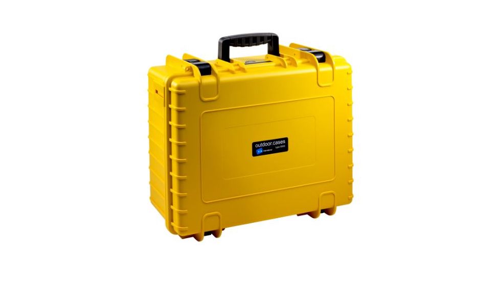 B&amp;W International Type 6000 Yellow Outdoor Case With Custom DJi2 Phantom Custom Insert, Yellow, Medium 6000/Y/DJI2