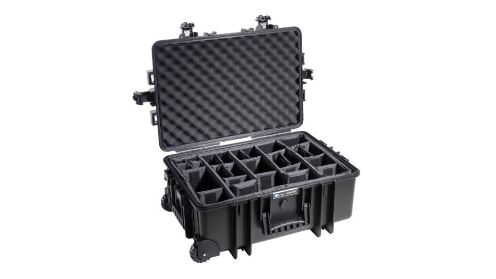 B&amp;W International Type 6700 Black Outdoor Case With RPD Insert, Black, Large 6700/B/RPD
