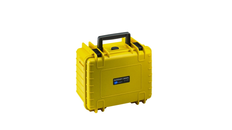 B&amp;W International Type 2000 Yellow Outdoor Case With RPD Insert, Yellow, Small 2000/Y/RPD