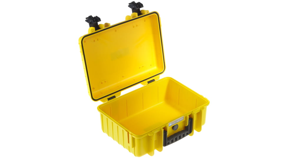 B&amp;W International Type 4000 Yellow Outdoor Case Empty, Yellow, Medium 4000/Y