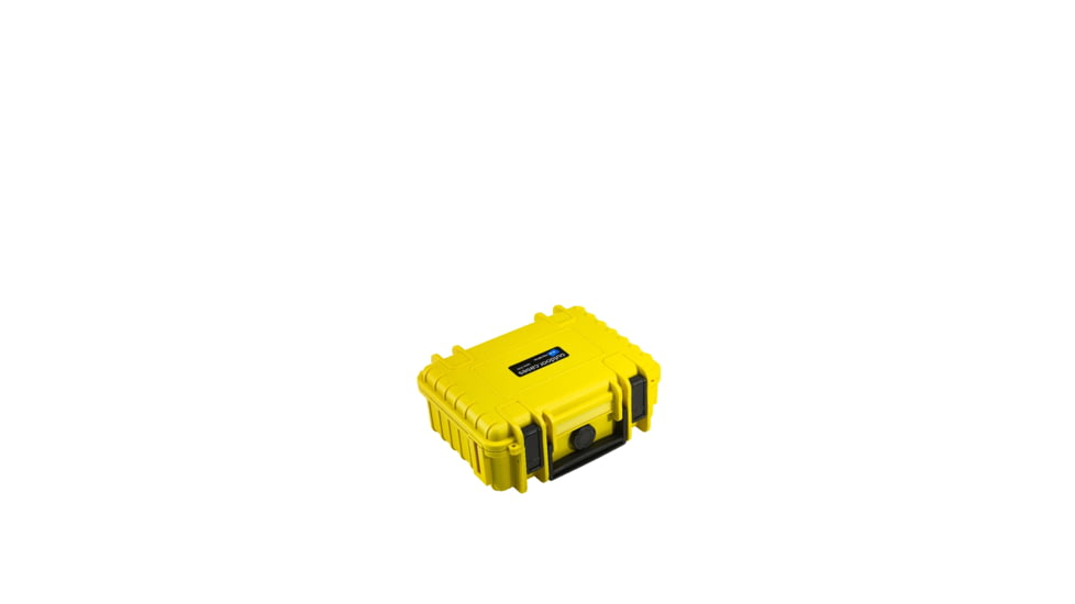B&amp;W International Type 500 Yellow Outdoor Case With Si Foam, Yellow, Small 500/Y/SI