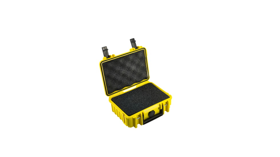 B&amp;W International Type 500 Yellow Outdoor Case With Si Foam, Yellow, Small 500/Y/SI
