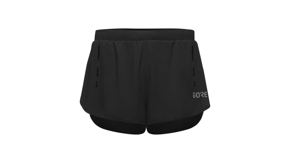 GOREWEAR Split Running Shorts Mens in Black Medium Slim fit 116D210C, 100753-9900-L