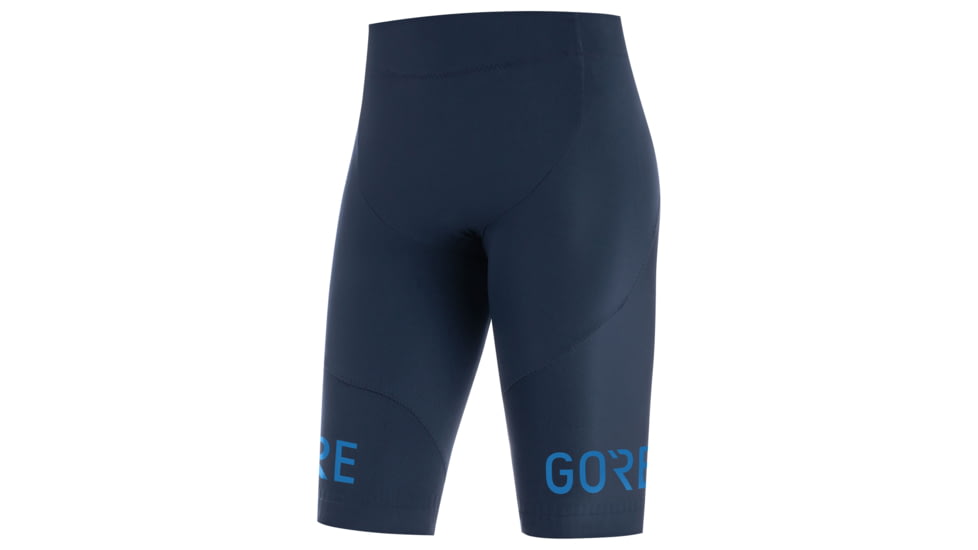 GOREWEAR C7 Womens Long Distance Cycling Short Tights+ in Orbit Blue Large 12-14 Form fit Windproof 12747310, 100565-AU00-42