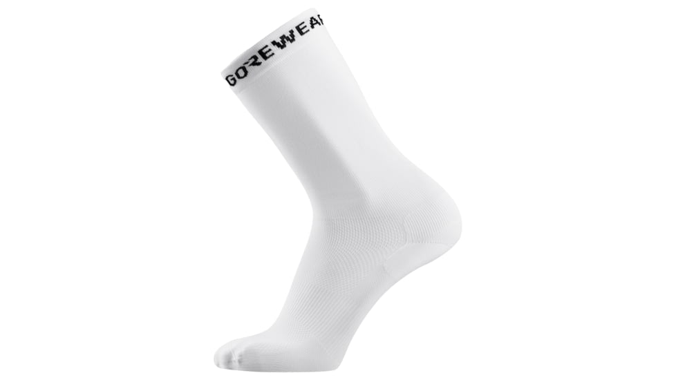 GOREWEAR Essential Socks in White 10.5-12 Form fit D05A7D5E, 100963-0100-XL