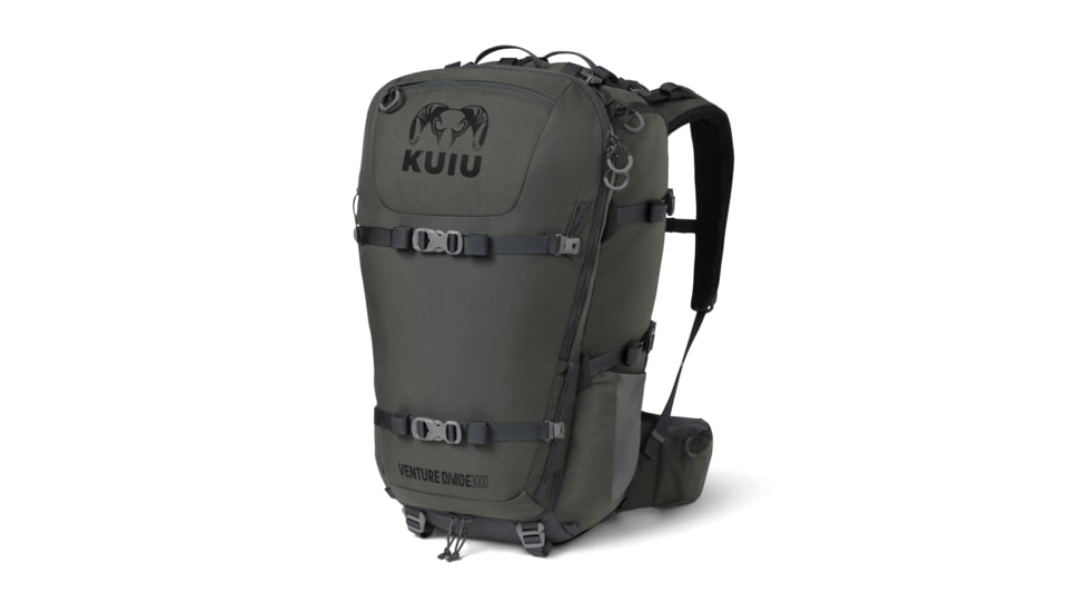 Kuiu Venture Divide 3000 Backpack, Gunmetal, One Size, Cordura Fabric, Adult, 7494995771550
