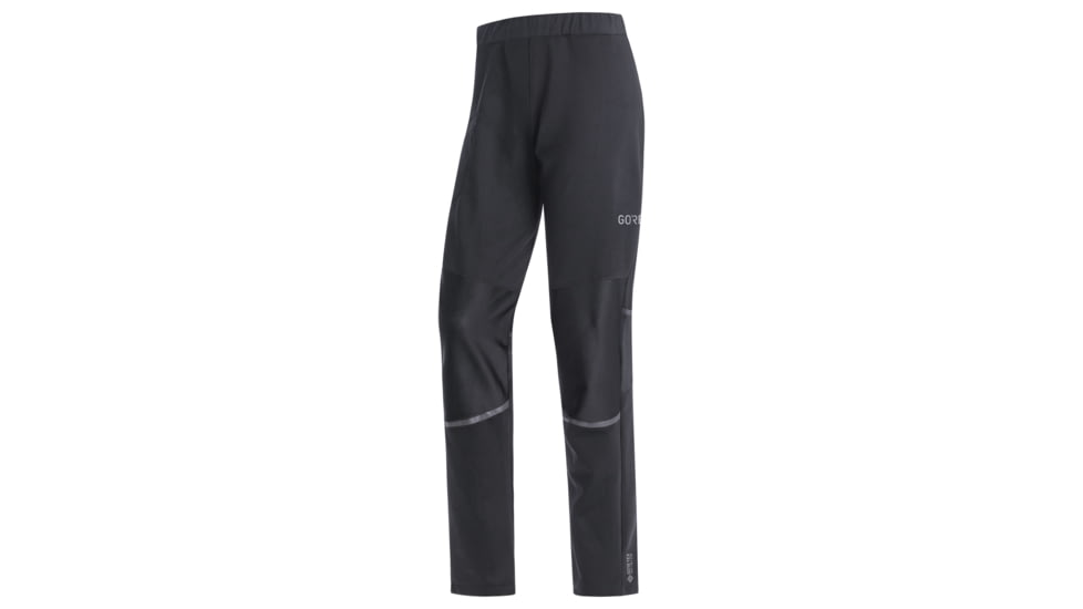 GOREWEAR Mens R5 GORE-TEX INFINIUMTM Running Pants in Black XL Slim fit Windproof A65CC80D, 100661-9900-XXL