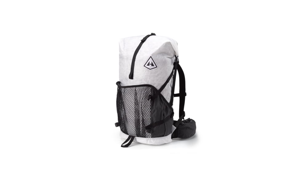 Hyperlite Mountain Gear 40L Ultralight Backpack with Dyneema DCF in White, Small Junction 40 by Hyperlite Mountain Gear, Medium, 3-10640-1