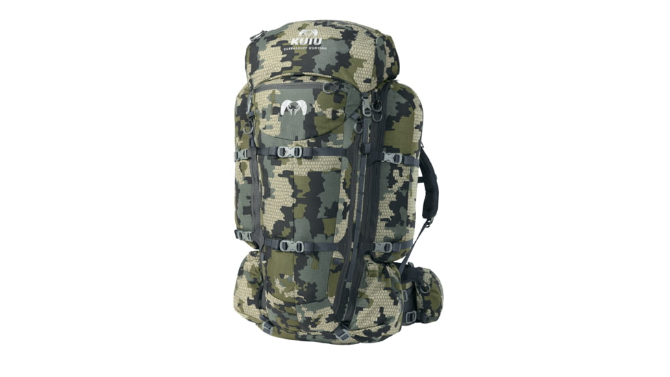 KUIU PRO 6000 Pack, Verde, Cordura Fabric, Adult, 7495726268574