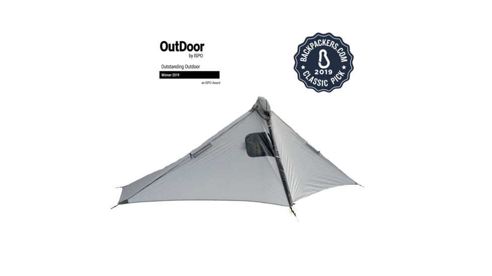 Six Moon Designs Gatewood Cape Solo Backpacking Tarp Bundle w/ Serenity NetTent, Forest Green, 1 Person, B3000F40000