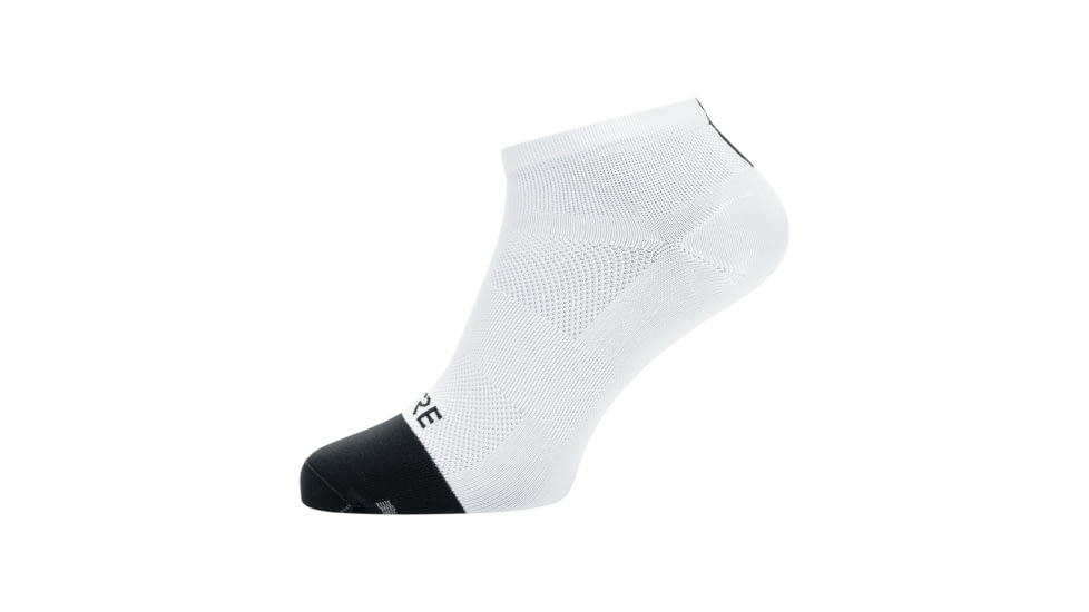 GOREWEAR M Light Short Socks in White/Black 3.5-5 CF7CB57F, 100233-0199-S
