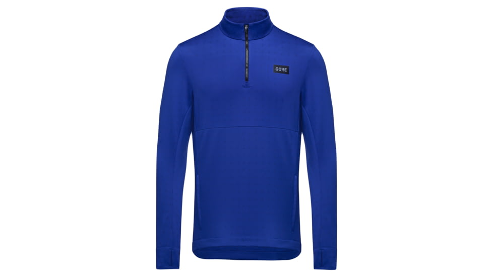 GOREWEAR Everyday Thermo 1/4-Zip Mens in Ultramarine Blue Small Regular fit BE843542, 100939-BL00-M