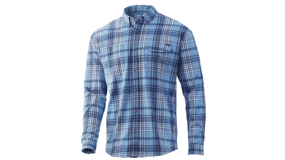 HUK Performance Fishing Huk Rutledge Fishing Flannel Baltic Sea S A0826EEC, ATH1500136429S