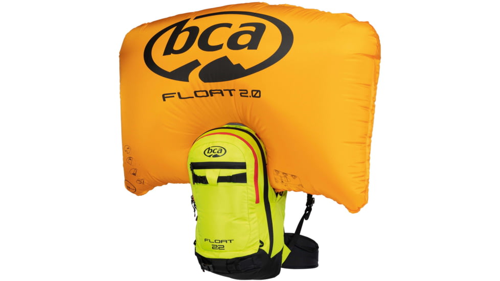 Backcountry Access Float 22 Avalanche Airbag, Radioactive Lime, C2013004020