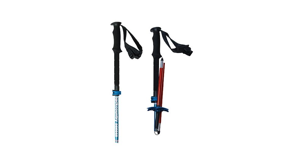 Backcountry Access Scepter 4S Backcountry Poles, Blue/Red C1505003010