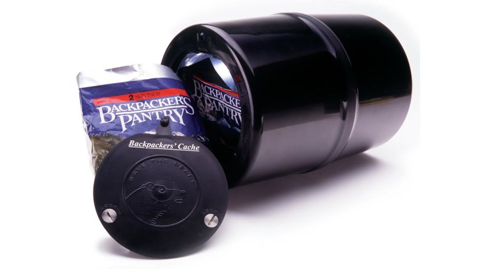 Backpackers Cache Bear-Resistant Container-Black