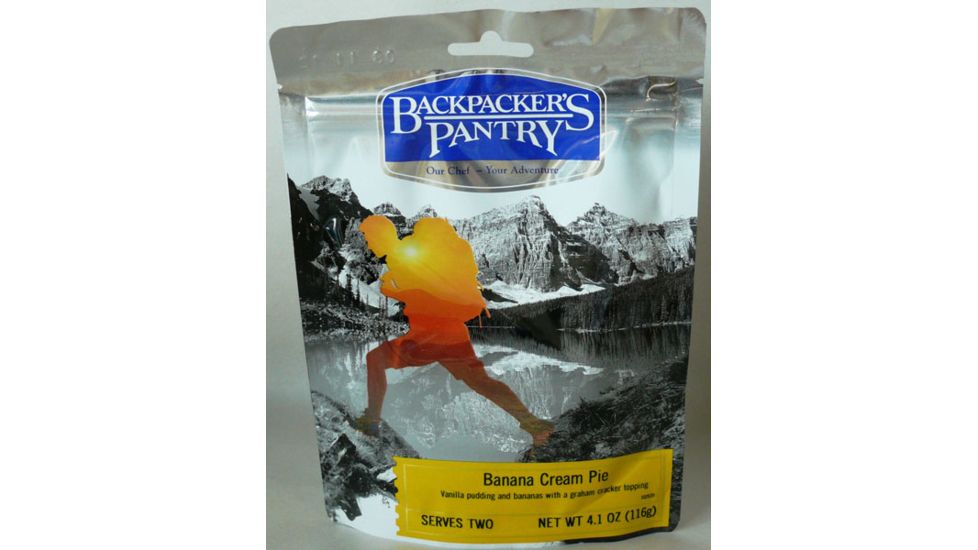 Cache Lake Camping Food Banana Cream Pie - 2 Person