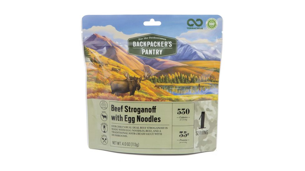 Backpackers Pantry Beef Stroganoff, 1 Serving, 101720