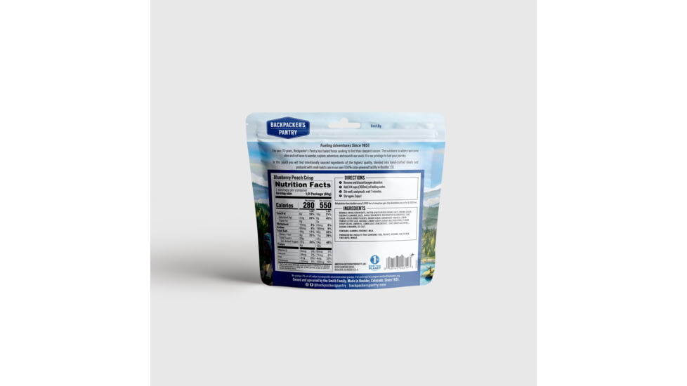 Backpackers Pantry Blueberry Peach Crisp, 2P, 102614