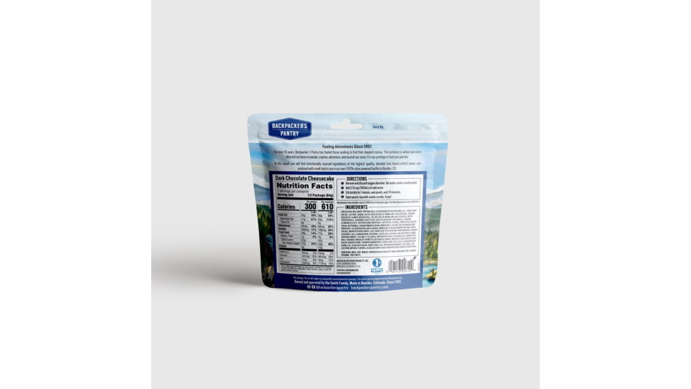 Backpackers Pantry Dark Chocolate Cheesecake - 2 Servings