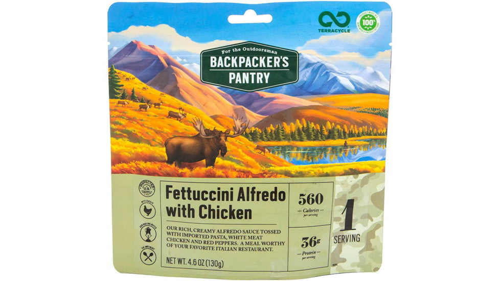 Backpackers Pantry Fettuccini Alfredo w/Chicken, 101710