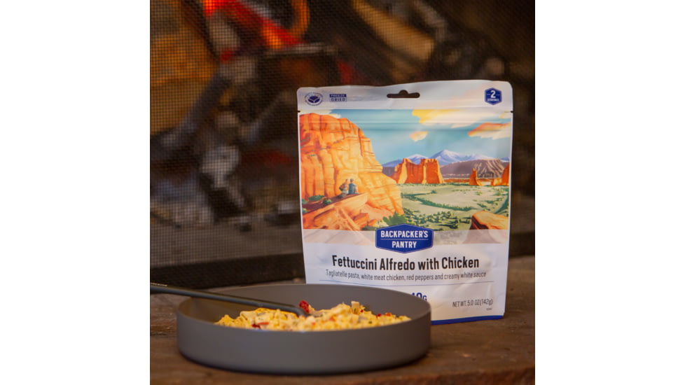 Backpackers Pantry Fettuccini Alfredo w/ Chicken, 2 Servings, 102411