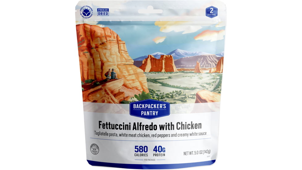Backpackers Pantry Fettuccini Alfredo w/ Chicken, 2 Servings, 102411