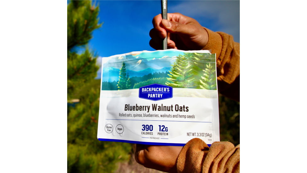 Backpackers Pantry Hot Blueberry, Walnut, Oats and Quinoa Cereal, 1 Serving, 101070