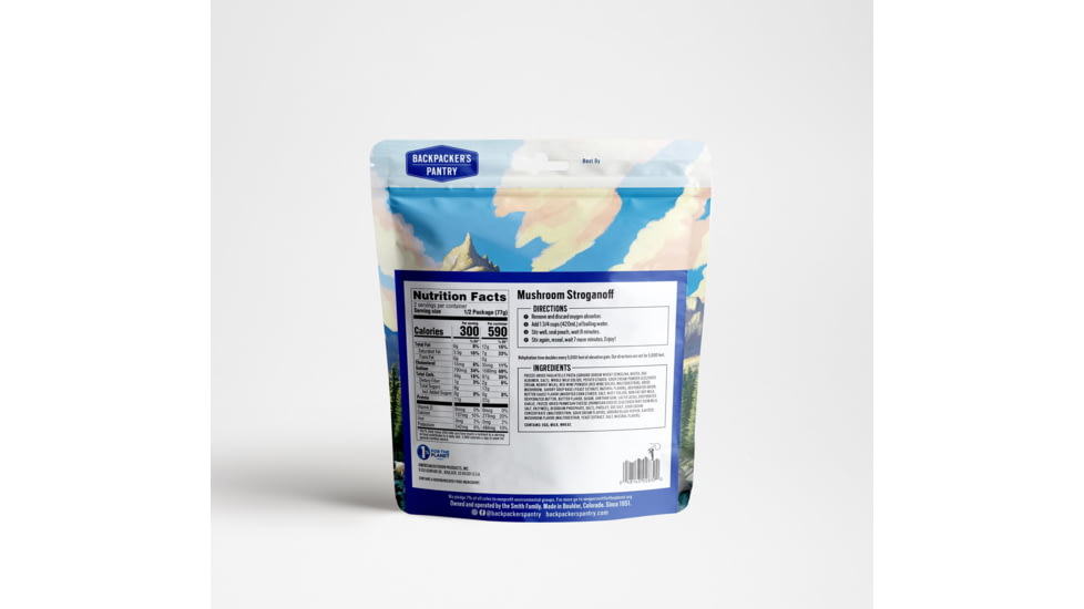 Backpackers Pantry Mushroom Stroganoff, 2 Servings, 102839