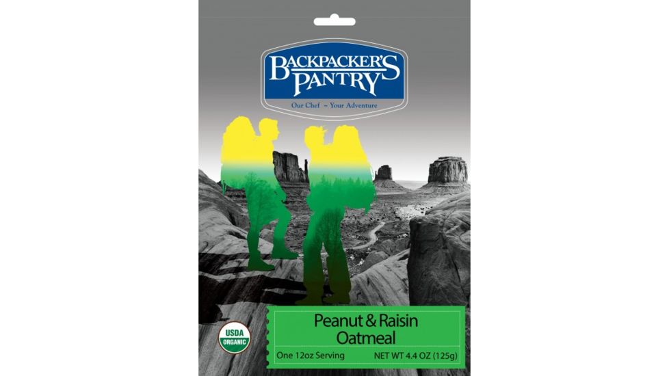 Backpackers Pantry Organic Peanut &amp; Raisin Oatmeal - Single Serving