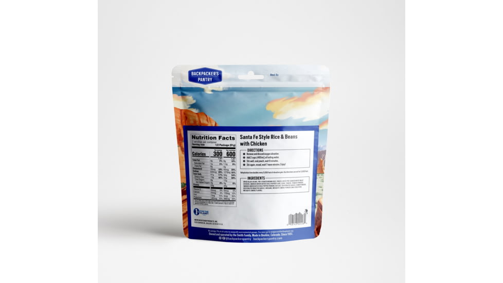 Backpackers Pantry Santa Fe Rice and Beans w/Chicken, 102448