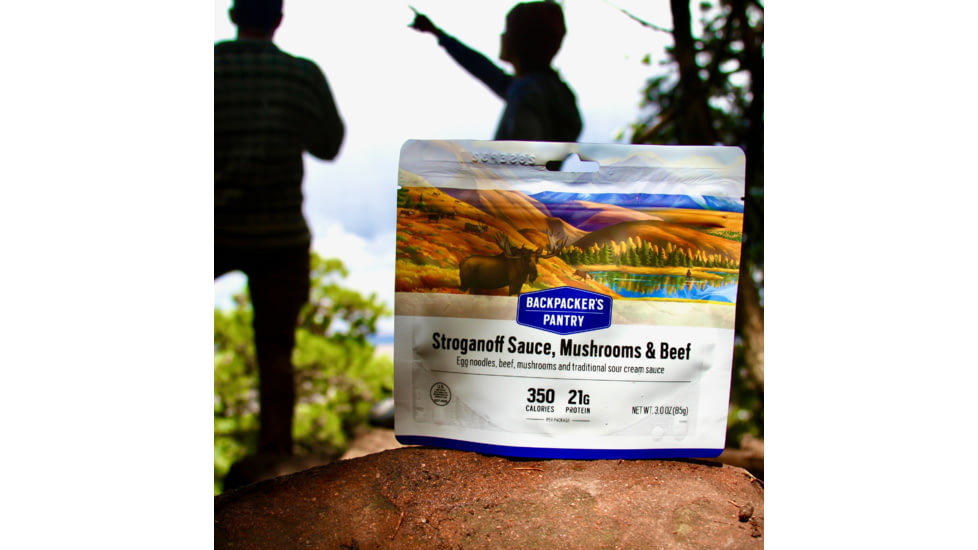 Backpackers Pantry Stroganoff Sauce, Mushrooms and Beef Meal Kit, 101410