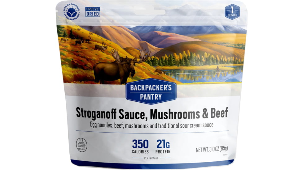Backpackers Pantry Stroganoff Sauce, Mushrooms and Beef Meal Kit, 101410
